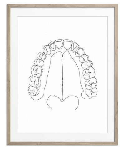 Abstract Teeth No. 2 | Fine Art Print