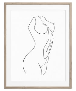 Woman Outline No.17 | Fine Art Print