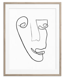 Abstract Face No.6 | Fine Art Print
