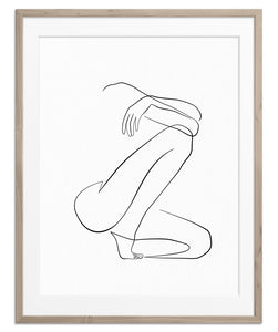 Woman Outline No.4 | Fine Art Print