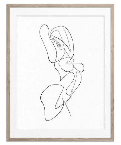 Feminine Exotic Pose No.3 | Fine Art Print