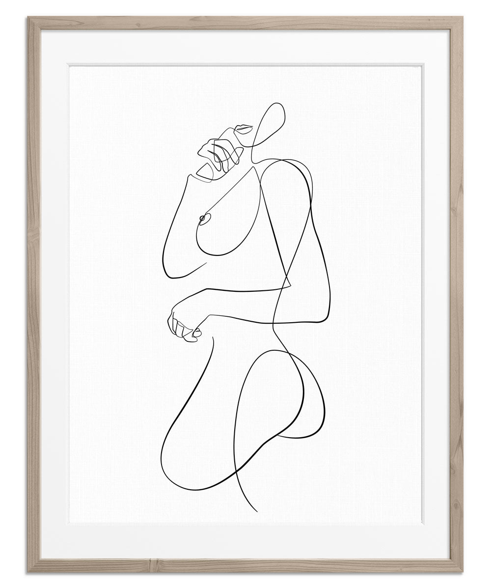 Figurative Woman Pose No.2 | Fine Art Print
