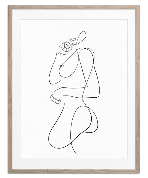 Figurative Woman Pose No.2 | Fine Art Print