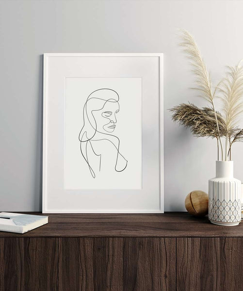 Woman Outline No.8- Printable Wall Art