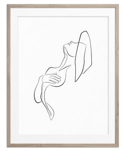 Feminine Exotic Pose | Fine Art Print