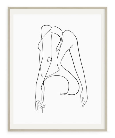 Woman Outline No.14- Printable Wall Art