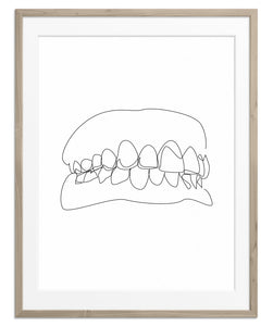 Abstract Teeth No. 1 | Fine Art Print