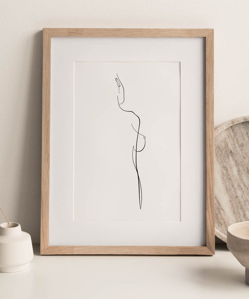 Woman Outline No.1- Printable Wall Art