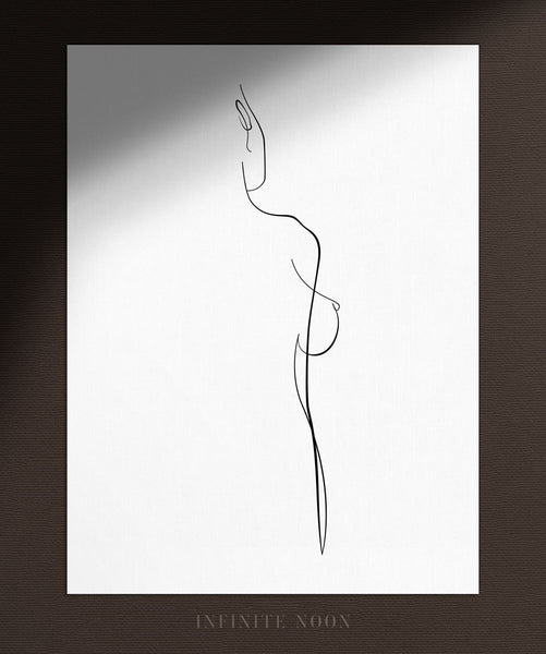 Woman Body Outline No.1 | Fine Art Print