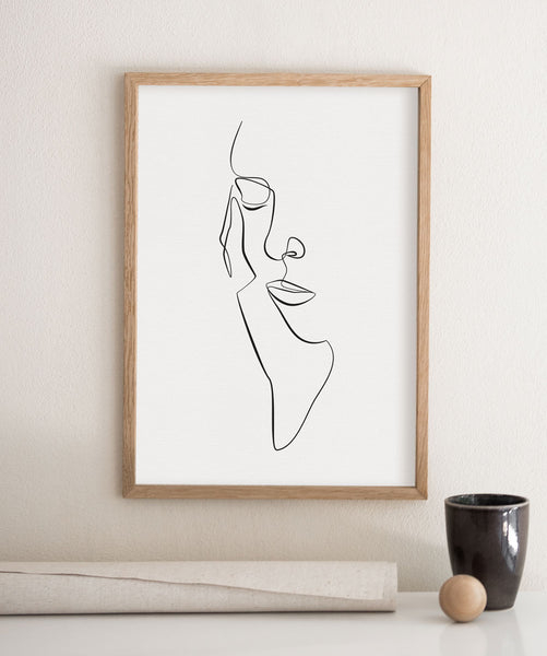Gentle Face Touch | Fine Art Print