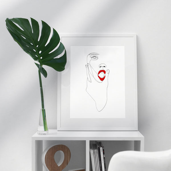 Red Obsession- Printable Wall Art