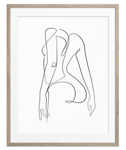 Woman Outline No.14 | Fine Art Print