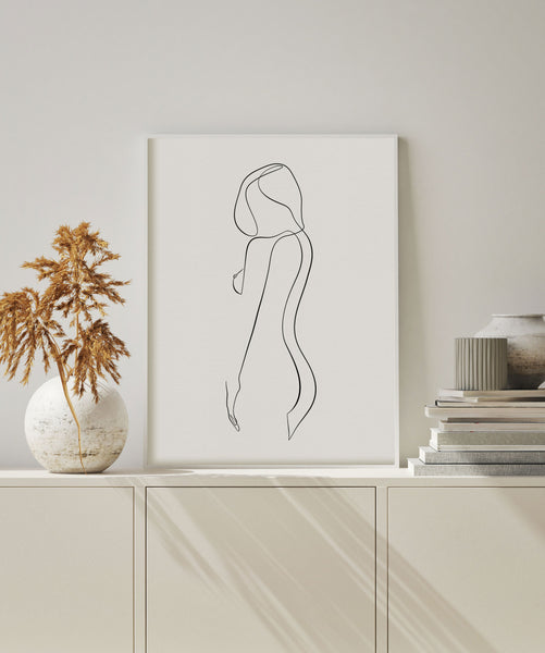 Shoulder Body Pose | Fine Art Print