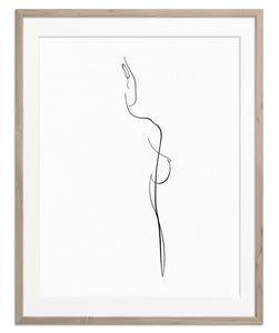 Woman Body Outline No.1 | Fine Art Print