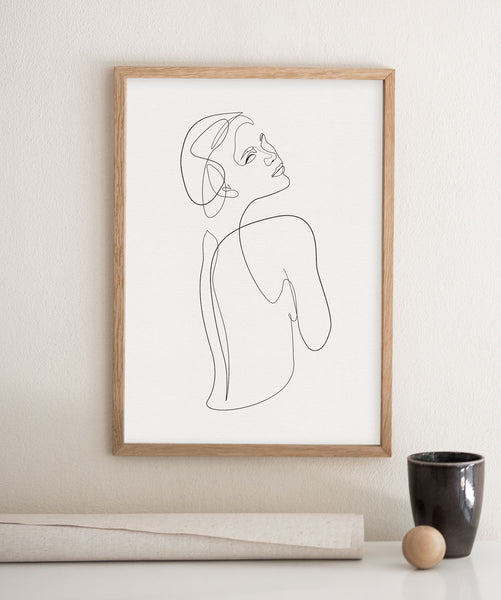 Woman's Back No.4- Printable Wall Art